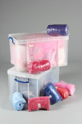 Lot 17 - Two boxes of nylon 50s-style petticoats,...