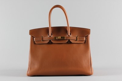 Lot 2 - An Hermès brown leather Birkin bag, 1999,...