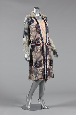 Lot 55 - A rare Paul Poiret printed chiffon afternoon...