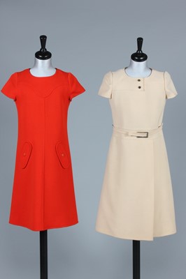 Lot 56 - Three Andre Courreges mini-dresses, late 1960s,...