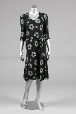 Lot 124 - An Ossie Clark/Celia Birtwell for Radley black...