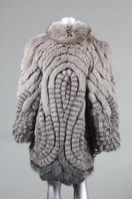 Lot 141 - A Grustein reversible grey fox fur jacket,...