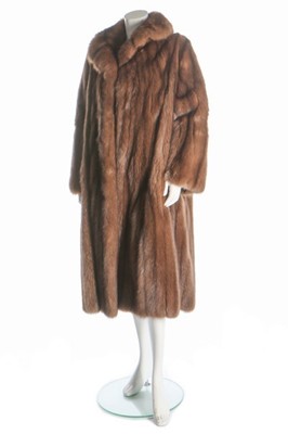 Lot 68 - A sable coat, probably 1990s, unlabelled,...
