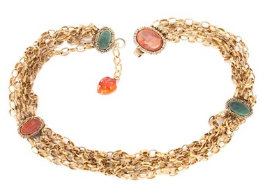 Lot 77 - An Yves Saint Laurent neo-classical-style belt...