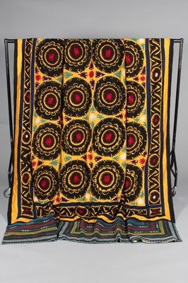 Lot 398 - A large group of Central Asian textiles mainly...