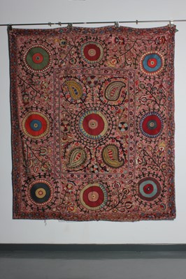 Lot 395 - A large and colourful Susani, probably...