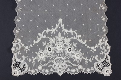 Lot 403 - A group of stoles, scarves, fichus, shawls and...