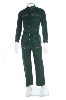 Lot 228 - An André Courrèges man's green jumbo-cord...