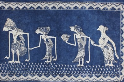 Lot 343 - A group of textiles, comprising: an Ottoman...