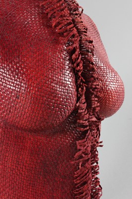Lot 193 - A rare Alexander McQueen moulded leather...