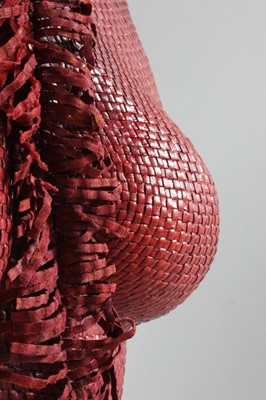 Lot 193 - A rare Alexander McQueen moulded leather...