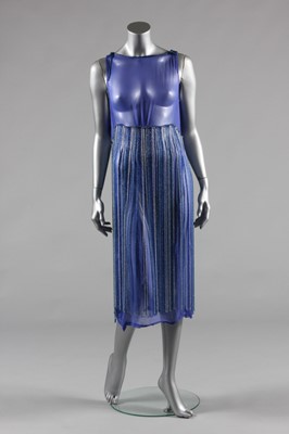 Lot 46 - Two beaded dresses, late 1920s, one of black...