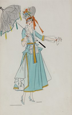 Lot 65B - Four Lucile studio sketches, circa 1915-6,...