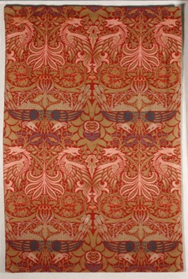 Lot 56 - A fine William Morris & Co 'Peacock & Dragon'...