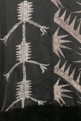 Lot 108 - A fine and rare Gabrielle Chanel embroidered...