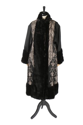 Lot 108 - A fine and rare Gabrielle Chanel embroidered...