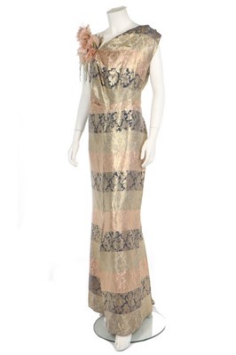 Lot 117 - A Callot Soeurs couture orientalist brocade...