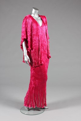 Lot 266 - A fine Patricia Lester shocking pink `Delphos'...