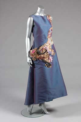 Lot 250 - A Christian Lacroix shot taffeta evening gown,...