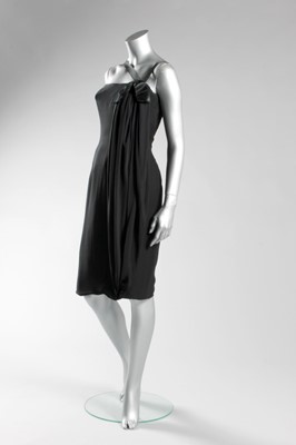 Lot 143 - A Jacques Griffe black chiffon cocktail dress,...