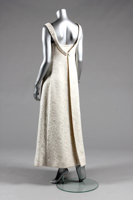 Lot 131 - A Cristobal Balenciaga couture ivory...