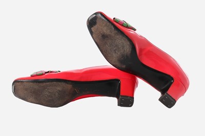 Lot 110 - A pair of Christian Dior fluorescent-pink...