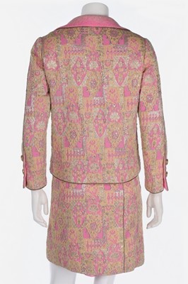 Lot 107 - A fine Chanel couture cocktail ensemble, circa...