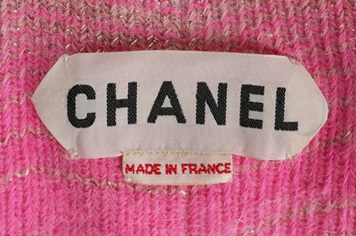 Lot 107 - A fine Chanel couture cocktail ensemble, circa...