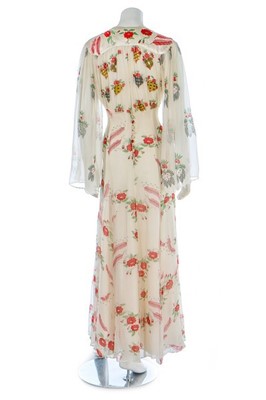 Lot 117 - An Ossie Clark/Celia Birtwell printed silk...