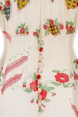 Lot 117 - An Ossie Clark/Celia Birtwell printed silk...