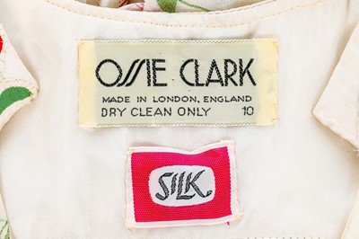 Lot 117 - An Ossie Clark/Celia Birtwell printed silk...