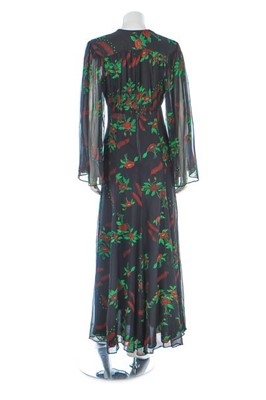 Lot 118 - An Ossie Clark/Celia Birtwell printed chiffon...
