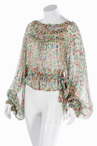Lot 120 - Two Radley chiffon blouses with Celia Birtwell...