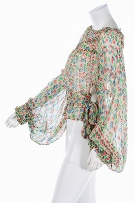 Lot 120 - Two Radley chiffon blouses with Celia Birtwell...