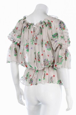 Lot 120 - Two Radley chiffon blouses with Celia Birtwell...