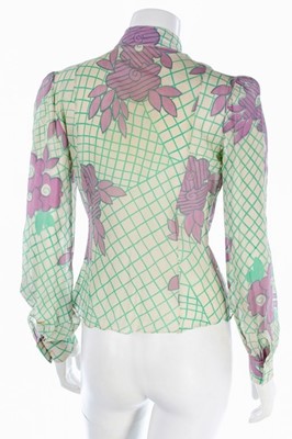 Lot 122 - Two Quorum shirts with Celia Birtwell prints,...