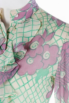 Lot 122 - Two Quorum shirts with Celia Birtwell prints,...