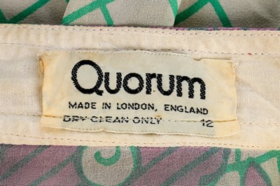 Lot 122 - Two Quorum shirts with Celia Birtwell prints,...