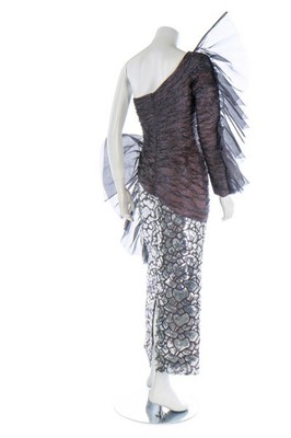 Lot 142 - A Loris Azzaro evening gown, late 1970s-early...