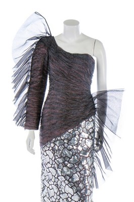 Lot 142 - A Loris Azzaro evening gown, late 1970s-early...