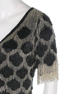 Lot 143 - A Christian Dior couture by Marc Bohan beaded...