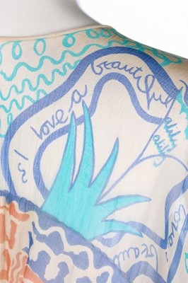 Lot 128 - A Zandra Rhodes 'Field of Lilies' and 'Knitted...