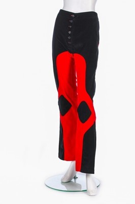 Lot 130 - A Mr Freedom black and red velvet baseball...