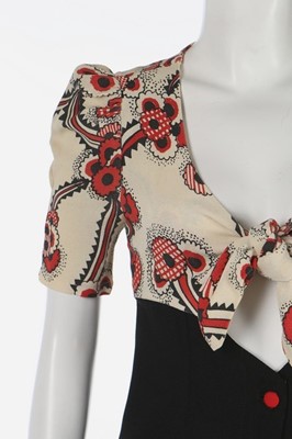 Lot 131 - An Ossie Clark/Celia Birtwell for Radley moss...