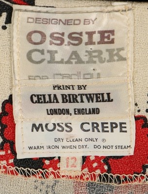 Lot 131 - An Ossie Clark/Celia Birtwell for Radley moss...