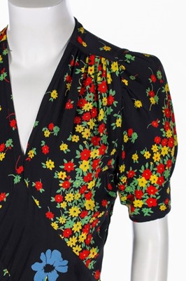 Lot 132 - An Ossie Clark/Celia Birtwell floral printed...