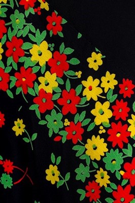 Lot 132 - An Ossie Clark/Celia Birtwell floral printed...