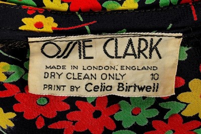 Lot 132 - An Ossie Clark/Celia Birtwell floral printed...