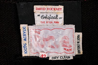 Lot 135 - 'The Ritva Man' David Hockney cotton sweater,...