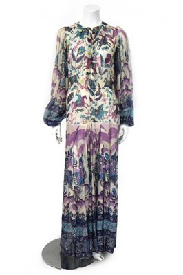 Lot 121 - A Thea Porter 'Chasse Persane' printed muslin...